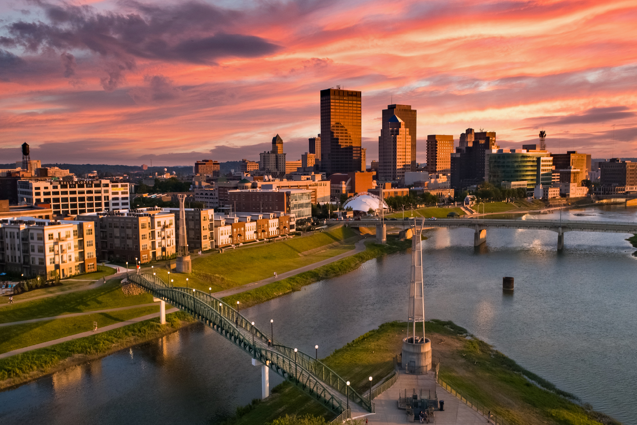 Cityscape in Dayton